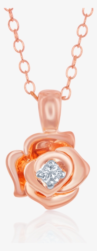 Heart Necklace With Angel Wings