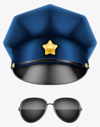And U8b66u5e3d Designer Police Vector Officer Sunglasses - Police Cap Vector Png