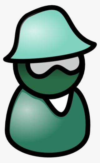 User Male Icon Wearing Hat And Sunglasses - Man