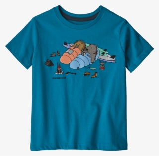 Patagonia Baby Live Simply Organic T-shirt In Wombat - T-shirt