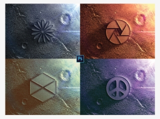 Cinematic Text Effects - Peace Symbols