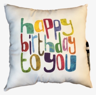 Happy Birthday To You Autograph Pillow - Cute Birthday Meme