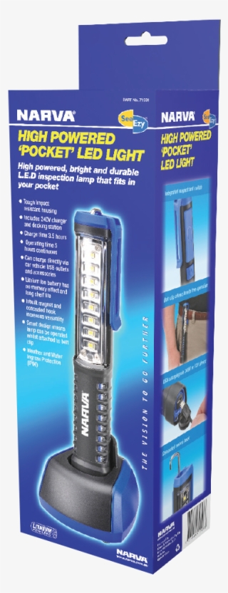 'high Powered Pocket' Rechargeable L - Flashlight