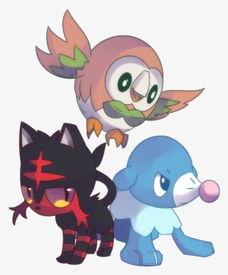 Autobottesla - Pokemon Rowlet Popplio Litten