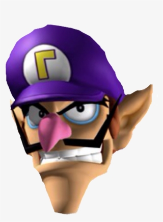 Waluigi Sticker - Waluigi Head Png
