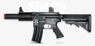 Black Ops Sr4 Airsoft Rifle - M4 Sd Full Metal