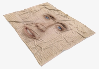 Nicolas Cage Fleece Blanket - Wood