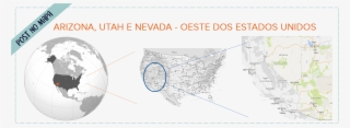Mapa Dos Estados Unidos - Circle
