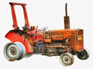 Tractor, Tractors, Burned Down, Scrap, Old, Landtechnik - Tractor