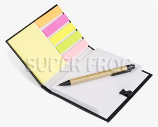 Notebook With Memo Sheets And The Ball Pen - Paper