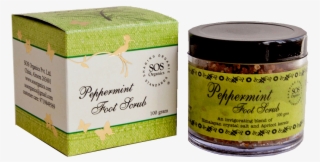 Peppermint Foot Scrub Sos Organics Png Peppermint Foot - Cosmetics