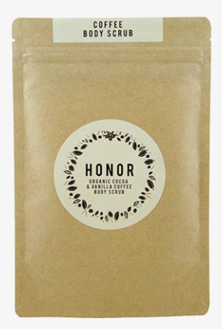 Cocoa And Vanilla Organic Coffee Scrub - Paper Bag