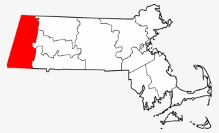This Is Map Of Massachusetts With Berkshire County - Boston Massachusetts Map Outline