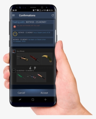 Accept The Trade Using Steam Mobile Authenticator And - Smartphone
