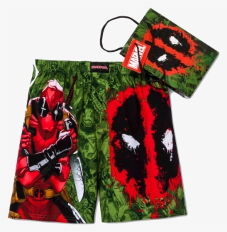 •n008396• Marvel Deadpool Boxers With Gift Bag - Spider-man