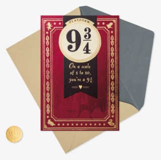 Harry Potter™ Platform Nine And Three-quarters Valentine's - Platform 9 3 4 Sign