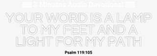 3 Minutes Audio Devotional Wrapped Up In God's Word - Poster