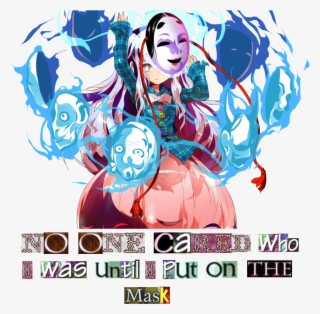 The Mask Hopeless Masquerade Cartoon Fictional Character - Hata No Kokoro Male