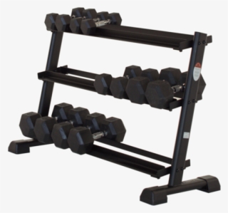 Inspire Fitness 3-tier Dumbbell Rack - Dumbbell
