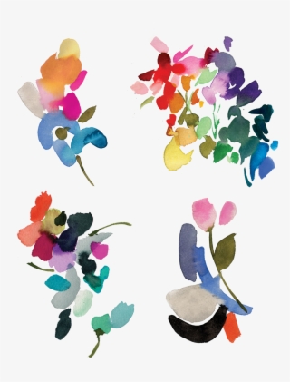 The Abstract Florals Set