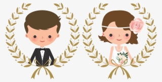 Download - Wedding Couple Clipart Png