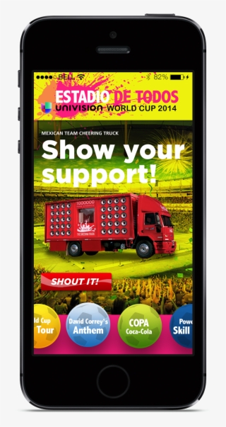 Splash Color On A Three Dimensional Page - Iphone