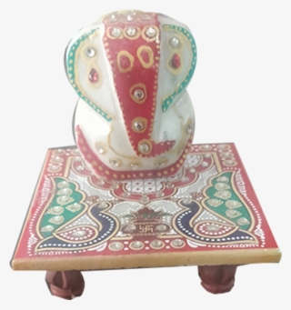 Shiva Arts Ganesha Peacock Choki - Earthenware