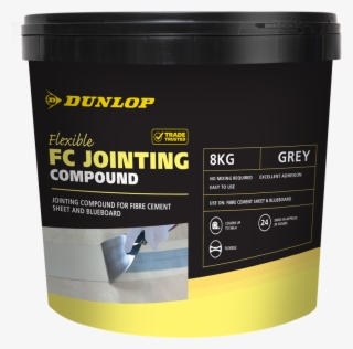 Dunlop 8kg Fibre Cement Jointing Compound - Goodyear Dunlop
