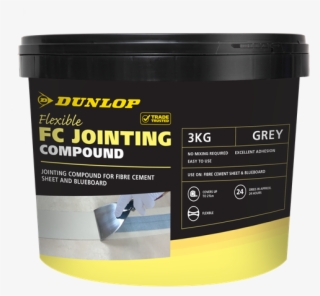 Dunlop 3kg Fibre Cement Jointing Compound - Cup