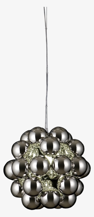 Beads Penta Chrome Cutout - Light Sphere Cluster Pendant