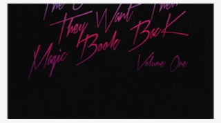 They Want Their Magic Book Back - Handwriting