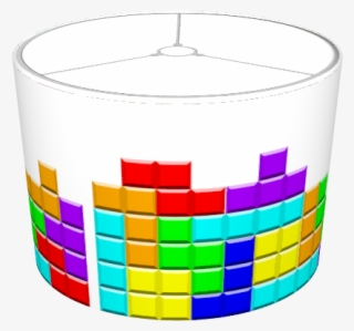 Tetris White Lampshade - Plastic