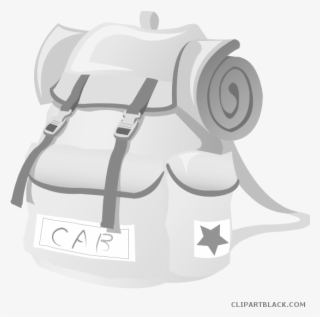 Hiking Backpack Clipart - Backpack Hiking Clipart