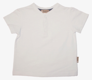 Love Henry,baby Boys Hugh Tee White,elle J - Active Shirt