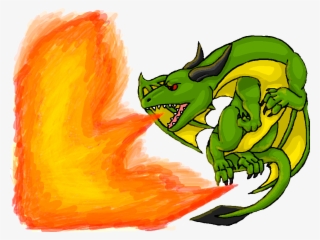 Dragon Breathing Fire Clipart