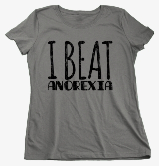 I Beat Anorexia Fat Guy Shirt - Active Shirt