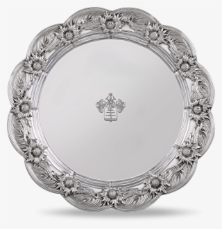 Chrysanthemum Sterling Silver Dinner Plate By Tiffany - Serving Tray