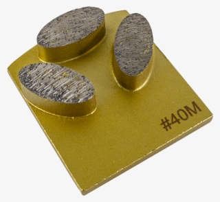 Switch Grinding Plate 3 Oval Segments 40 Grit Medium - Coin