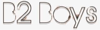 B2 Boys Logo - White
