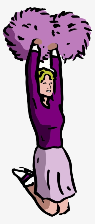 Graphic Download Cartoon Cheerleader Big Image Png