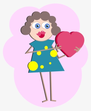 Big Image - Clip Art Woman In Love