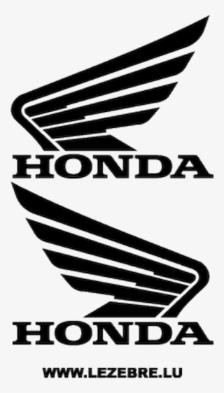 Set Of Honda Logo Decals Png Honda Logog - Honda