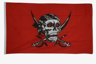 Red Pirate Flag