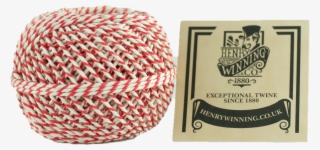 Red & White Cotton Twine/string Balls - Polypropylene Baler Twine