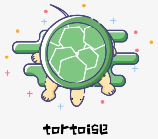 Turtle Animal Cute Reptile Png And Vector Image - Vector Graphics