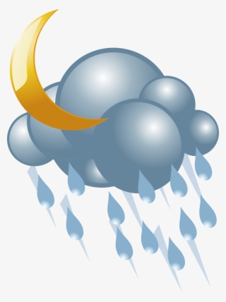 Lightning Cloud Icon Transprent Png - Rain And Snow Mix Clipart