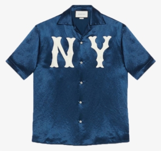 Gucci Bowling Shirt With Ny Yankees™ Patch - Polo Shirt