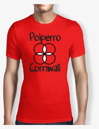 Polperro Cornwall Red Mens T Shirt - Fuck Liberals T Shirt