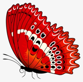 Free Png Download Butterfly Red Transparent Clipart - Png Butterfly