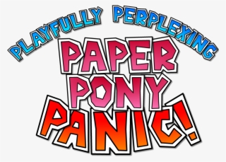 Logo, Paper Mario, Safe, Simple Background, Transparent